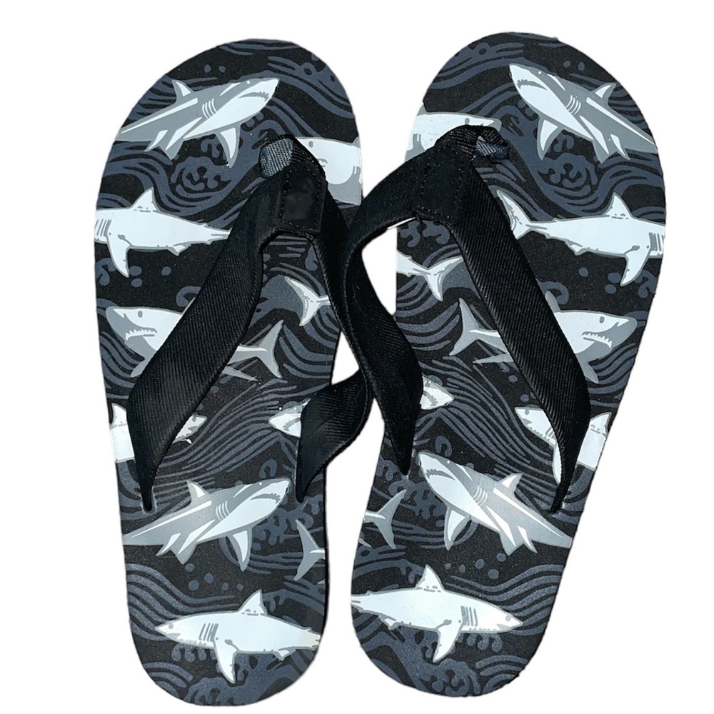 Shark Flip Flops Size 5/6